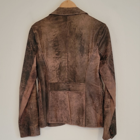 Mossimo Dutti Leather Blazer (Women's S) - Picture 2 of 4